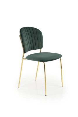 Стул Halmar Стул кухонный Halmar K499 (темно-зеленый/золотой) арт. V-CH-K/499-KR-C.ZIELONY