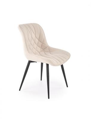 Стул Halmar Стул кухонный Halmar K567 (бежевый/черный) арт. V-CH-K/567-KR-BEZOWY