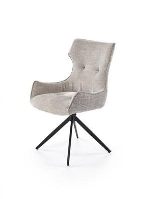 Стул Halmar Стул кухонный Halmar K573 поворотный (серый/черный) арт. V-CH-K/573-KR-POPIEL