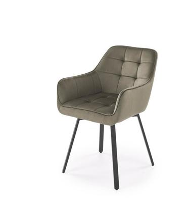 Стул Halmar Стул кухонный Halmar K588 (бежевый/черный) арт. V-CH-K/588-KR-BEZOWY