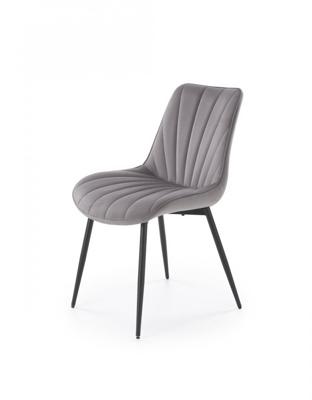 Стул Halmar Стул кухонный Halmar K589 (серый/черный) арт. V-CH-K/589-KR-POPIELATY