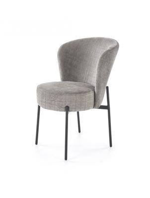 Стул Halmar Стул кухонный Halmar K590 (серый/черный) арт. V-CH-K/590-KR-POPIELATY