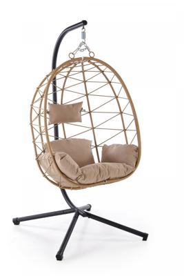 Стул Halmar Кресло садовое Halmar SNAKE (натуральный/бежевый) арт. V-CH-SNAKE-FOT