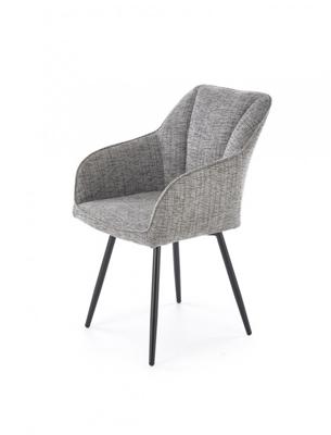 Стул Halmar Стул кухонный Halmar K576 (серый/черный) арт. V-CH-K/576-KR-POPIELATY