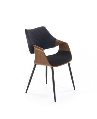 Стул Halmar Стул кухонный Halmar K586 (черный/орех) арт. V-CH-K/586-KR