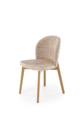 Стул Halmar Стул кухонный Halmar BASSO (бежевый/дуб натуральный) арт. V-PL-N-BASSO-NATURALNY/CREMONA14