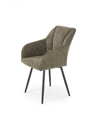 Стул Halmar Стул кухонный Halmar K576 (оливковый/черный) арт. V-CH-K/576-KR-OLIWKOWY