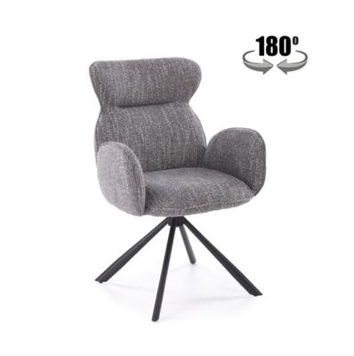 Стул Halmar Стул кухонный Halmar K571 поворотный (серый/черный) арт. V-CH-K/571-KR-POPIELATY