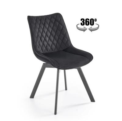 Стул Halmar Стул кухонный Halmar K520 (черный/черный) арт. V-CH-K/520-KR-CZARNY