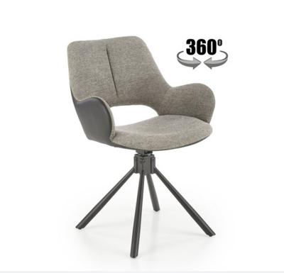 Стул Halmar Стул кухонный Halmar K494 (серый/черный) арт. V-CH-K/494-KR