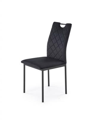 Стул Halmar Стул кухонный Halmar K577 (черный/черный) арт. V-CH-K/577-KR-CZARNY