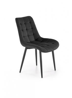 Стул Halmar Стул кухонный Halmar K580 (черный/черный) арт. V-CH-K/580-KR-CZARNY