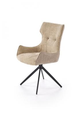 Стул Halmar Стул кухонный Halmar K573 поворотный (бежевый/черный) арт. V-CH-K/573-KR-BEZOWY