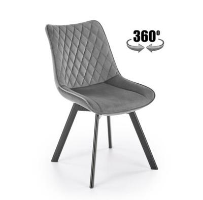 Стул Halmar Стул кухонный Halmar K520 (черный/темно-серый) арт. V-CH-K/520-KR-C.POPIEL