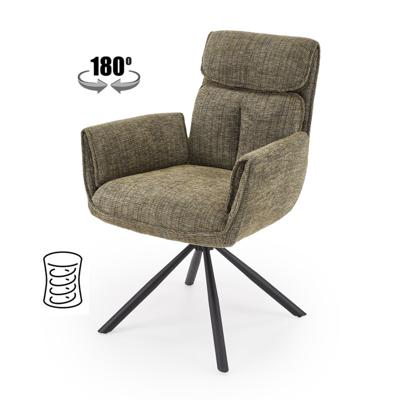 Стул Halmar Стул HALMAR K596 оливковый/черный, поворотный арт. V-CH-K/596-KR-OLIWKOWY