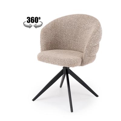 Стул Halmar Стул HALMAR K604 бежевый/черный, поворотный арт. V-CH-K/604-KR-BEZOWY