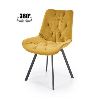 Стул Halmar Стул HALMAR K519 горчичный/черный, поворотный арт. V-CH-K/519-KR-MUSZTARDOWY