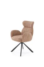 Стул Halmar Стул кухонный Halmar K571 поворотный (корица/черный) арт. V-CH-K/571-KR-CYNAMONOWY