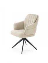 Стул Halmar Стул кухонный Halmar K570 поворотный (бежевый/черный) арт. V-CH-K/570-KR-BEZOWY