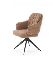 Стул Halmar Стул кухонный Halmar K570 поворотный (корица/черный) арт. V-CH-K/570-KR-CYNAMONOWY