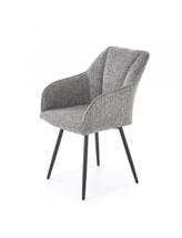 Стул Halmar Стул кухонный Halmar K576 (серый/черный) арт. V-CH-K/576-KR-POPIELATY