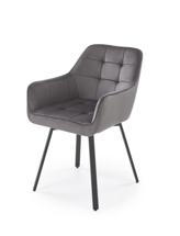 Стул Halmar Стул кухонный Halmar K588 (серый/черный) арт. V-CH-K/588-KR-POPIEL