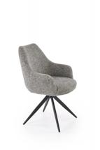 Стул Halmar Стул кухонный Halmar K564 поворотный (серый/черный) арт. V-CH-K/564-KR-POPIELATY