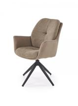 Стул Halmar Стул кухонный Halmar K591 поворотный (коричневый/черный) арт. V-CH-K/591-KR-BRAZOWY