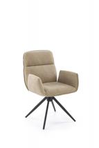 Стул Halmar Стул кухонный Halmar K574 поворотный (темно-бежевый/черный) арт. V-CH-K/574-KR-C.BEZOWY