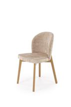 Стул Halmar Стул кухонный Halmar BASSO (бежевый/дуб натуральный) арт. V-PL-N-BASSO-NATURALNY/CREMONA14