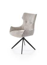 Стул Halmar Стул кухонный Halmar K573 поворотный (серый/черный) арт. V-CH-K/573-KR-POPIEL