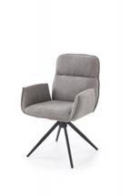 Стул Halmar Стул кухонный Halmar K574 поворотный (серый/черный) арт. V-CH-K/574-KR-POPIEL