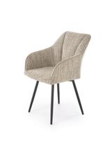 Стул Halmar Стул кухонный Halmar K576 (бежевый/черный) арт. V-CH-K/576-KR-BEZOWY