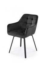 Стул Halmar Стул кухонный Halmar K588 (черный/черный) арт. V-CH-K/588-KR-CZARNY