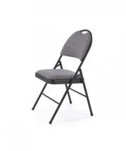 Стул Halmar Стул складной Halmar K566 (черный/серый) арт. V-CH-K/566-KR-CZARNY/POPIEL
