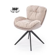 Стул Halmar Стул HALMAR K599 бежевый/черный, поворотный арт. V-CH-K/599-KR-BEZOWY