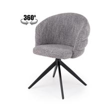 Стул Halmar Стул HALMAR K604 серый/черный, поворотный арт. V-CH-K/604-KR-POPIELATY