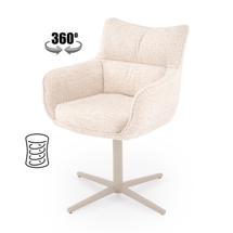 Стул Halmar Стул HALMAR K614 CS бежевый/кашемир, поворотный арт. V-CH-K/614_CS-KR-BEZOWY
