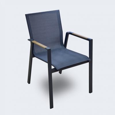 Стул IDEAL PATIO Стул SOLA серый - каркас карбон арт. SOL.2419000