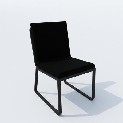 Стул IDEAL PATIO Стул ГИРА черный - каркас карбон арт. GIR.2416000
