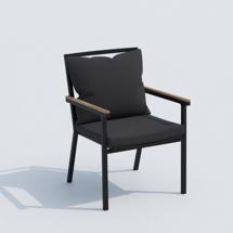 Стул IDEAL PATIO Стул FESTA plus антрацит - каркас карбон арт. FST.2415001