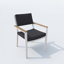 Стул IDEAL PATIO Стул BONTA антрацит - белый каркас арт. BNT.2425000