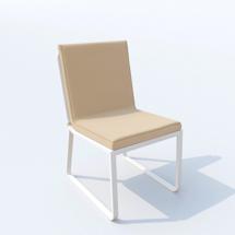 Стул IDEAL PATIO Стул GIRA бежевый - белый каркас арт. GIR.2422000