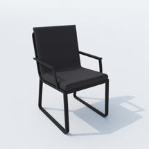 Стул IDEAL PATIO Стул АЛЬБА антрацит - каркас карбон арт. ALB.2415000