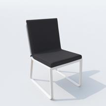 Стул IDEAL PATIO Стул ГИРА антрацит - белый каркас арт. GIR.2425000