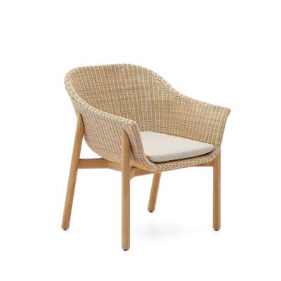 Стул La Forma (ех Julia Grup) Стул Galea из тикового дерева и синтетического ротанга арт. 261891