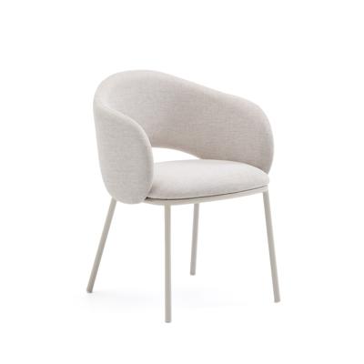 Стул La Forma (ех Julia Grup) Стул Maina бежевого цвета со стальными ножками бежевого цвета арт. 209967