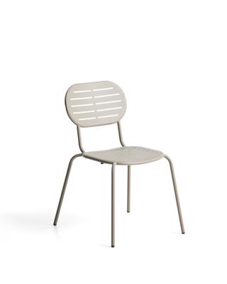 Стул La Forma (ех Julia Grup) Уличный стул Brai из оцинкованной стали бежевого цвета арт. 482197