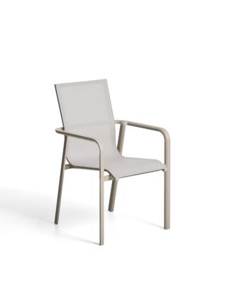 Стул La Forma (ех Julia Grup) Уличный стул Canea из бежевого алюминия арт. 482588