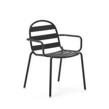 Стул La Forma (ех Julia Grup) Joncols Алюминиевый стул для улицы серого цвета арт. 157045